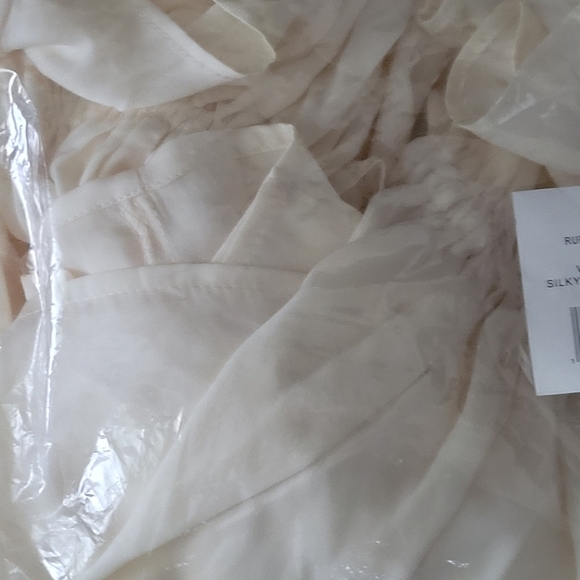 WeWoreWhat Ruffle Blouse Long Sleeve New M - Picture 5 of 10